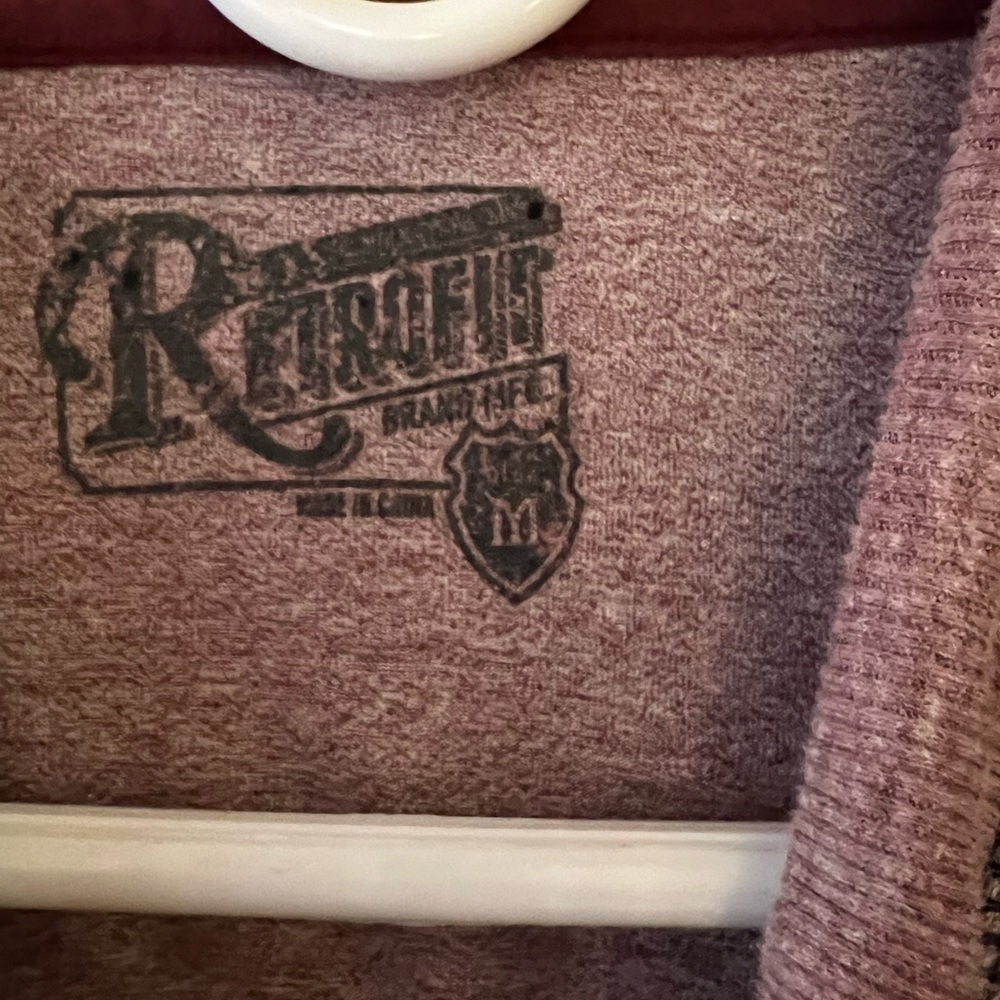 Red lightweight hoodie sweatshirt - Picture 2 of 3